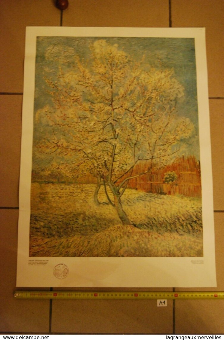 AF1 Ancienne Affiche - Oeuvre De Van Gogh - Mons - Afiches