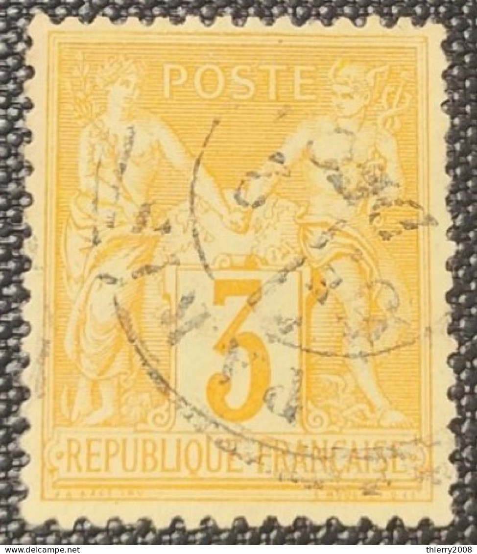 Sage N° 86 Avec Oblitération Cachet à Date  TTB - 1876-1898 Sage (Type II)