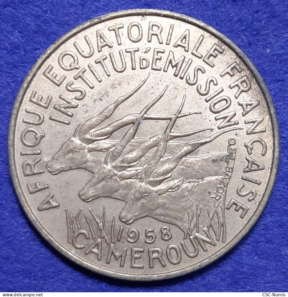 (CG#101) - Cameroun - 10 Francs 1958 - Camerún