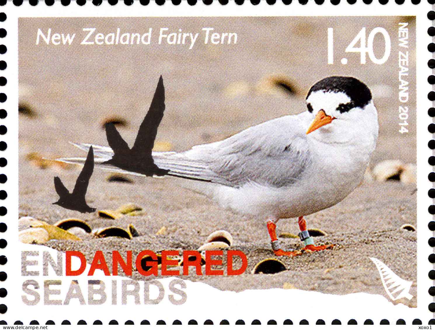 New Zealand 2014 MiNr. 3170 - 3174 (Block 336) Neuseeland ENDANGERED BIRDS 5v + S/sh  24,00 € - Autres & Non Classés