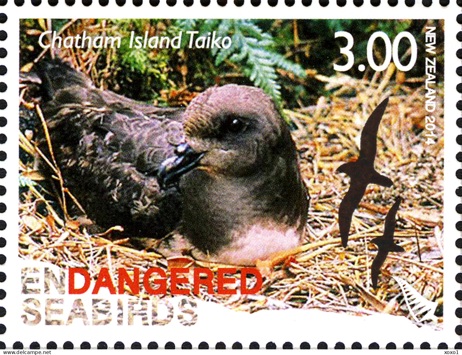 New Zealand 2014 MiNr. 3170 - 3174 (Block 336) Neuseeland ENDANGERED BIRDS 5v + s/sh  24,00 €
