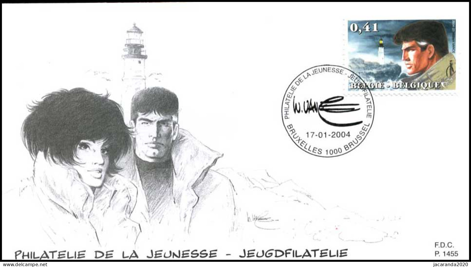 3233 - FDC - Jeugdfilatelie - XIII Van William Vance #1 P1455 - 2001-2010