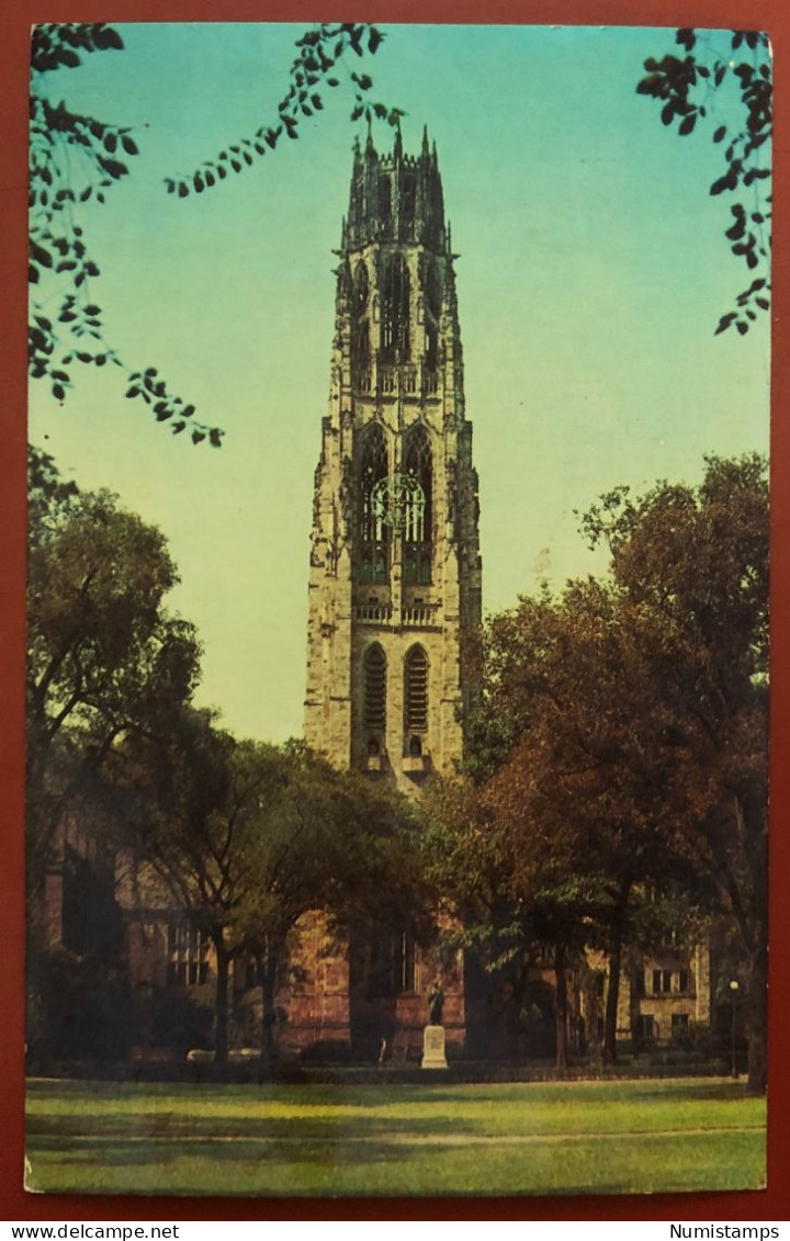 HARKNESS MEMORIAL TOWER, Yale University, New Haven - USA - 1965 (c592) - New Haven