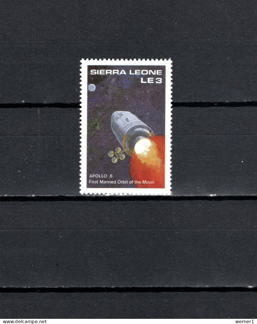 Sierra Leone 1987 Space, Apollo 8 Stamp MNH - Africa