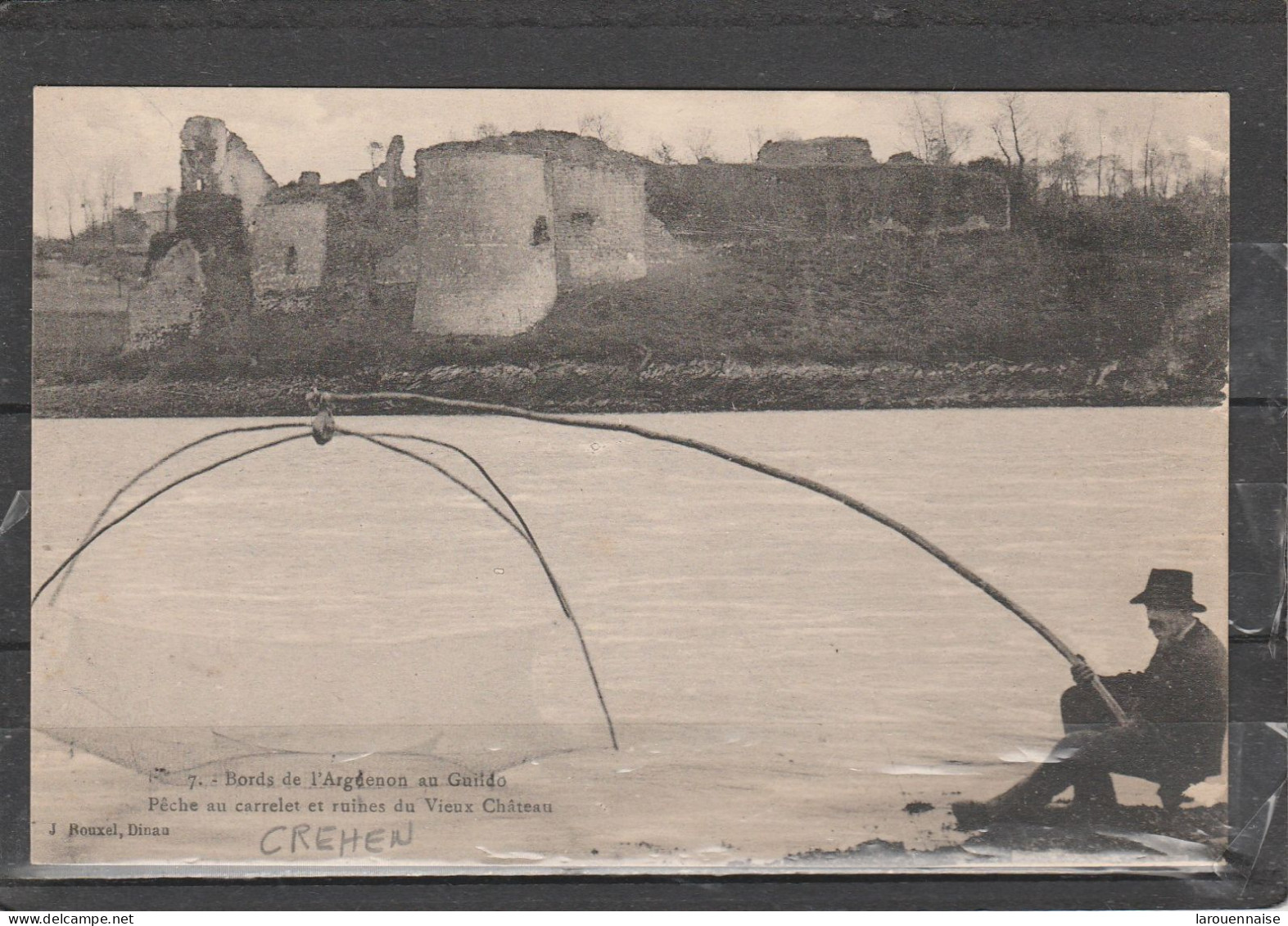 22 - CREHEN - Bords De L' Arguenon Au Guildo - Pêche Au Carrelet Et Ruines Du Vieux Château - Créhen