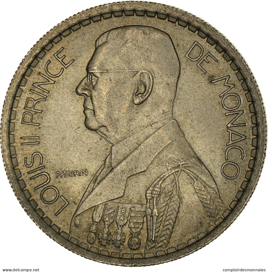 Monnaie, Monaco, Louis II, 10 Francs, 1946, TB+, Cupro-nickel, Gadoury:MC136 - 1922-1949 Louis II.