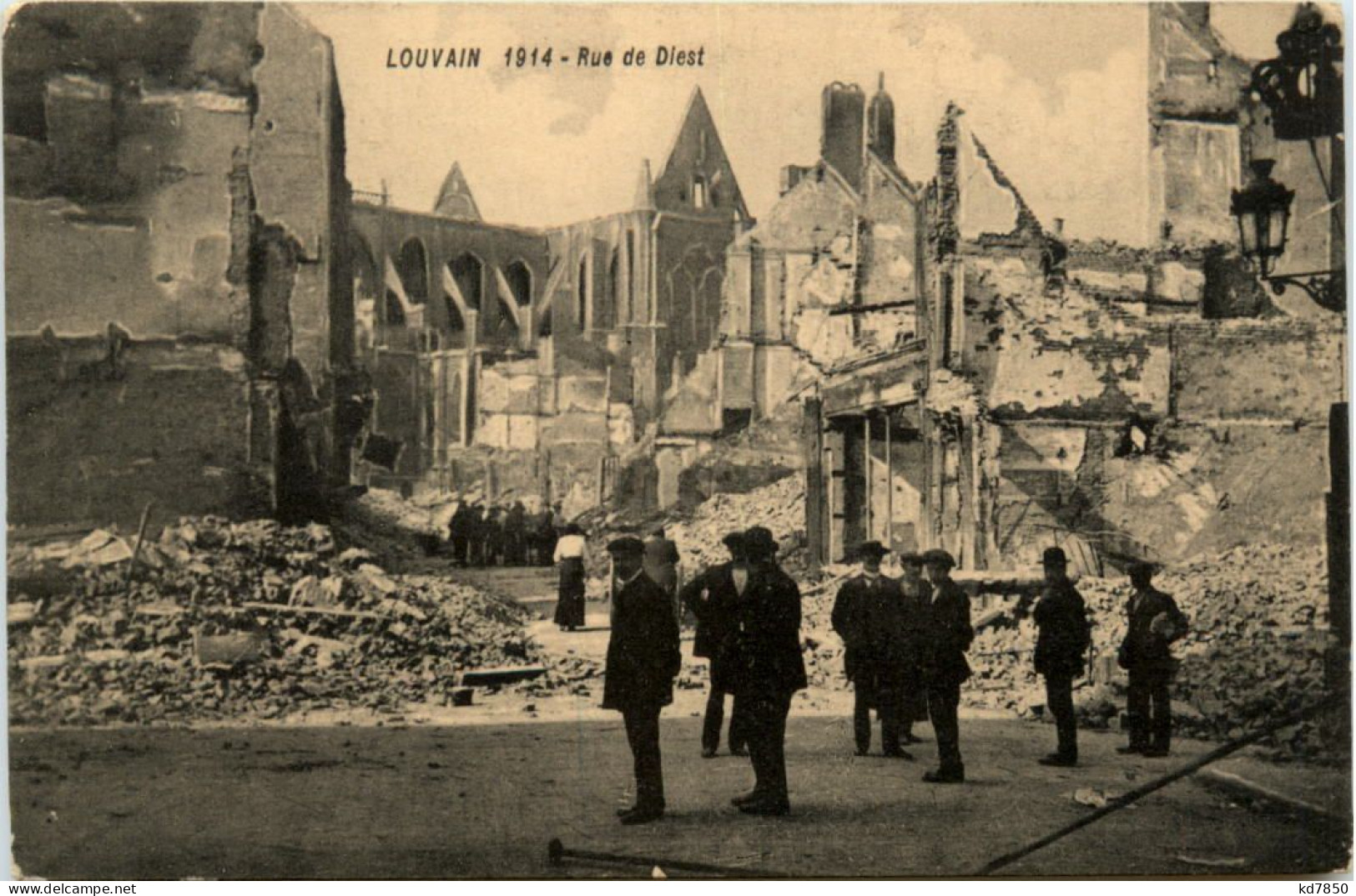 Louvain 1914 - Rue De Diest - Leuven