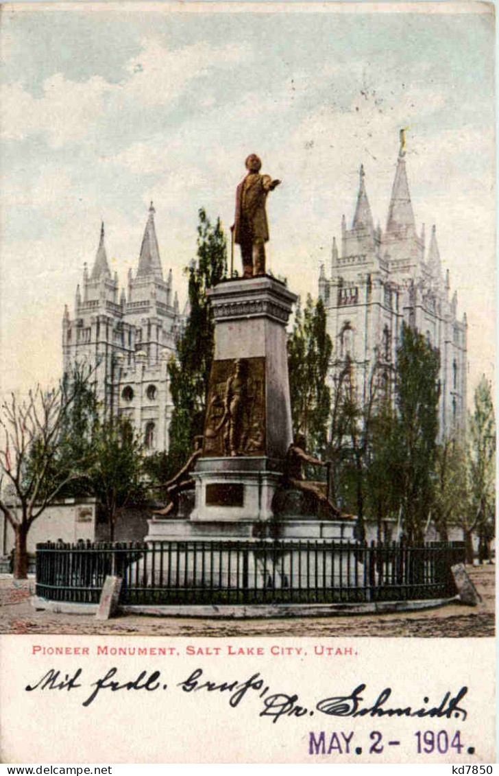 Salt Lake City - Pioneer Monument - Salt Lake City