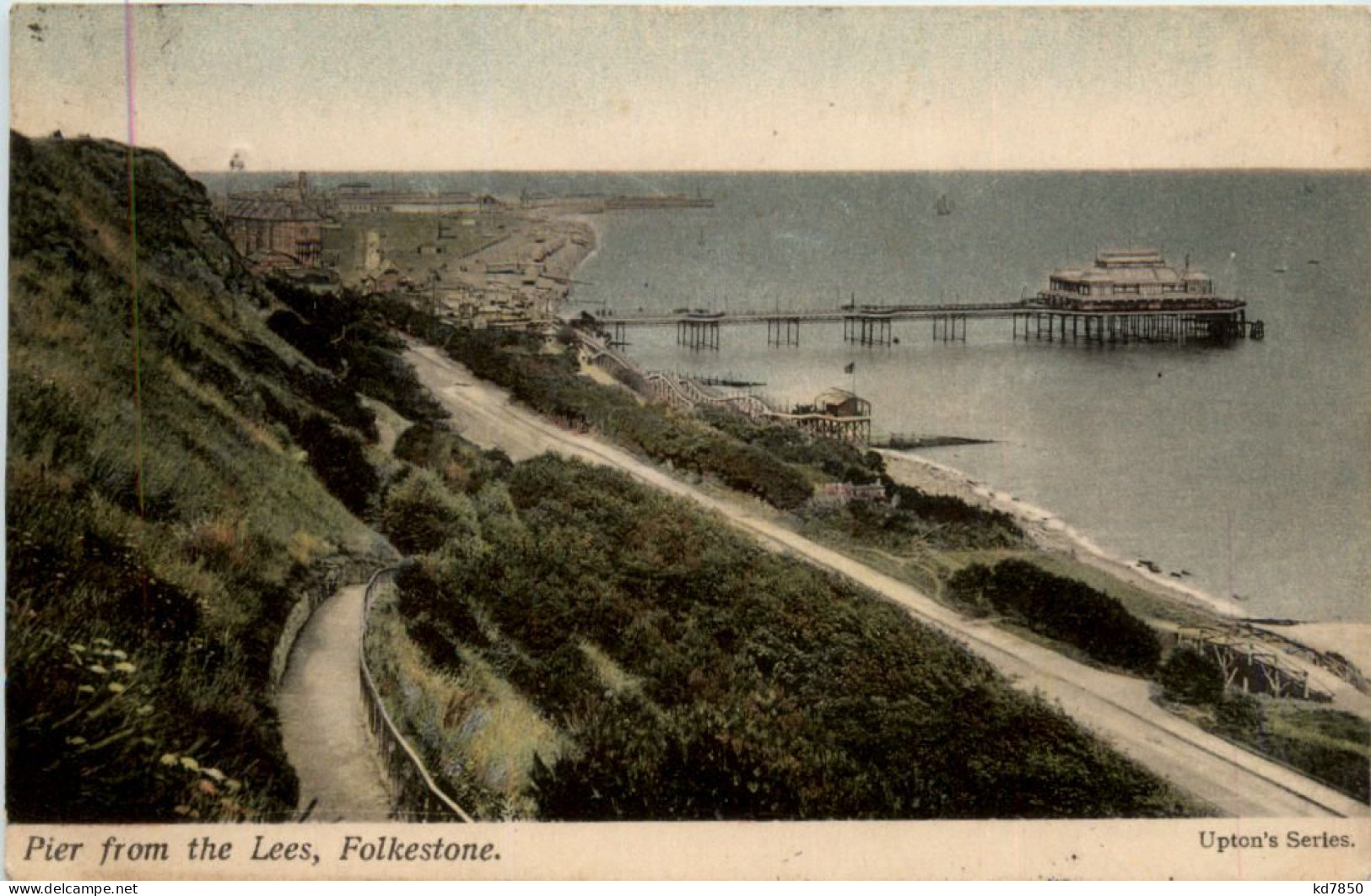 Folkestone - Pier From The Lees - Folkestone