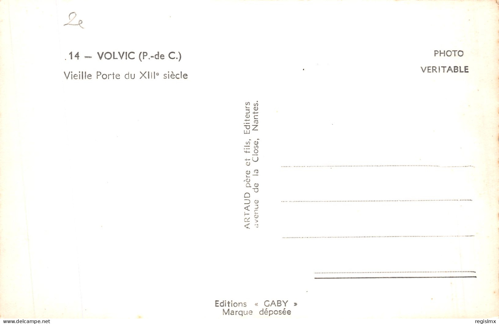 63-VOLVIC-N°T2210-C/0175 - Volvic