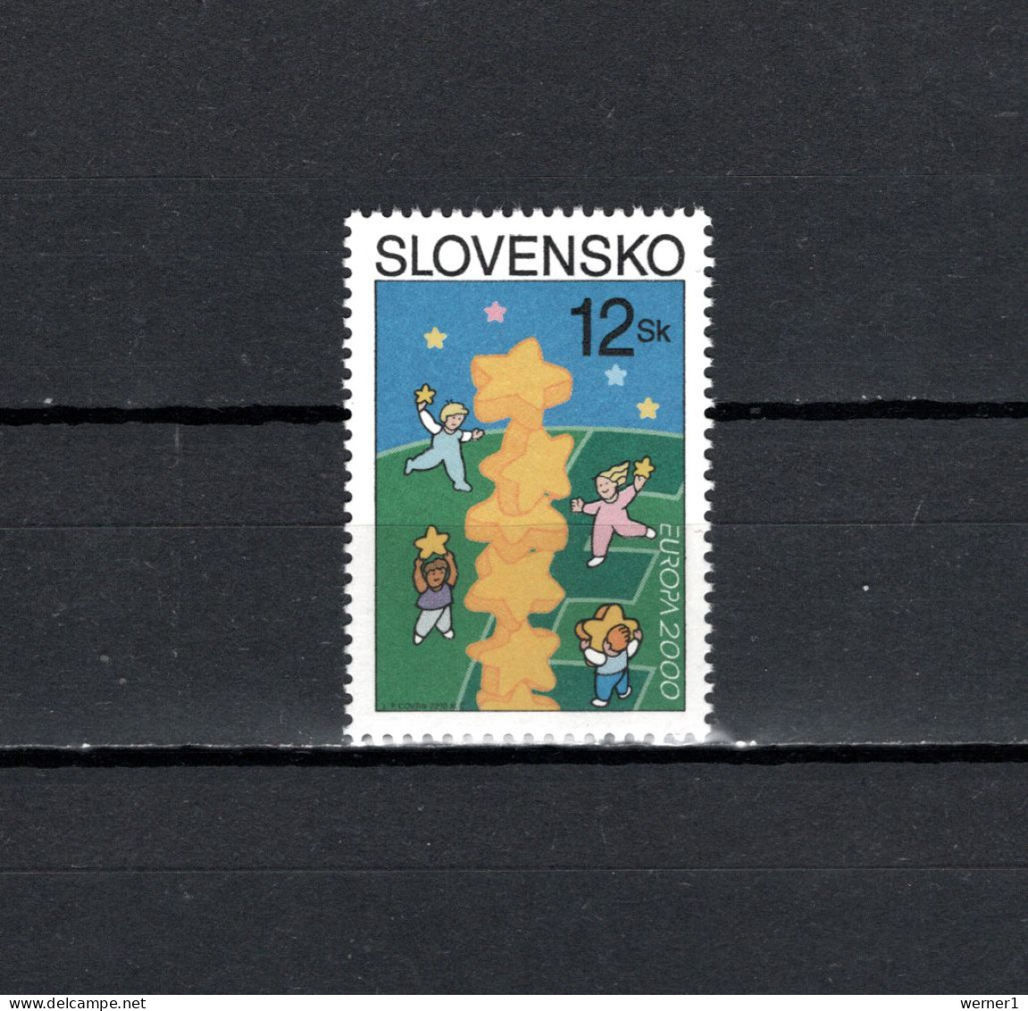 Slovakia 2000 Space, Europa CEPT Stamp MNH - Europe