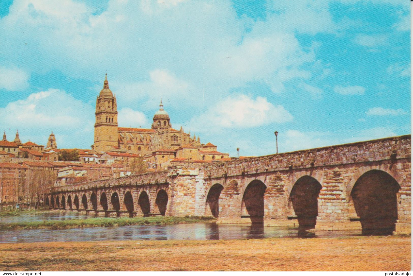 (C251) SALAMANCA . CATEDRAL Y PUENTE ROMANO - Salamanca