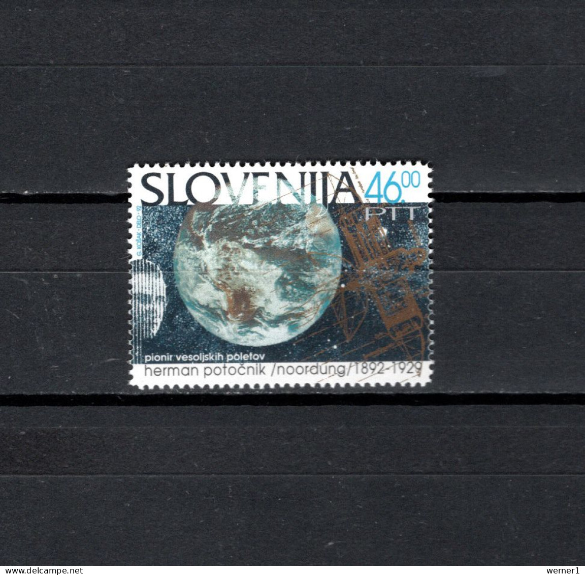 Slovenia 1992 Space, Herman Potocnik Stamp MNH - Europa