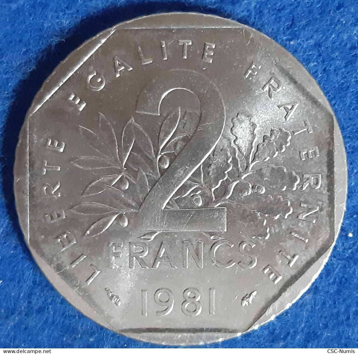 (CG#128) - Cinquième République - 2 Francs 1981 - 2 Francs
