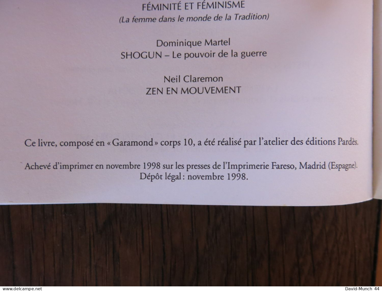 B.A.-BA du Tarot de Carole Sédillot. Pardès. 1998