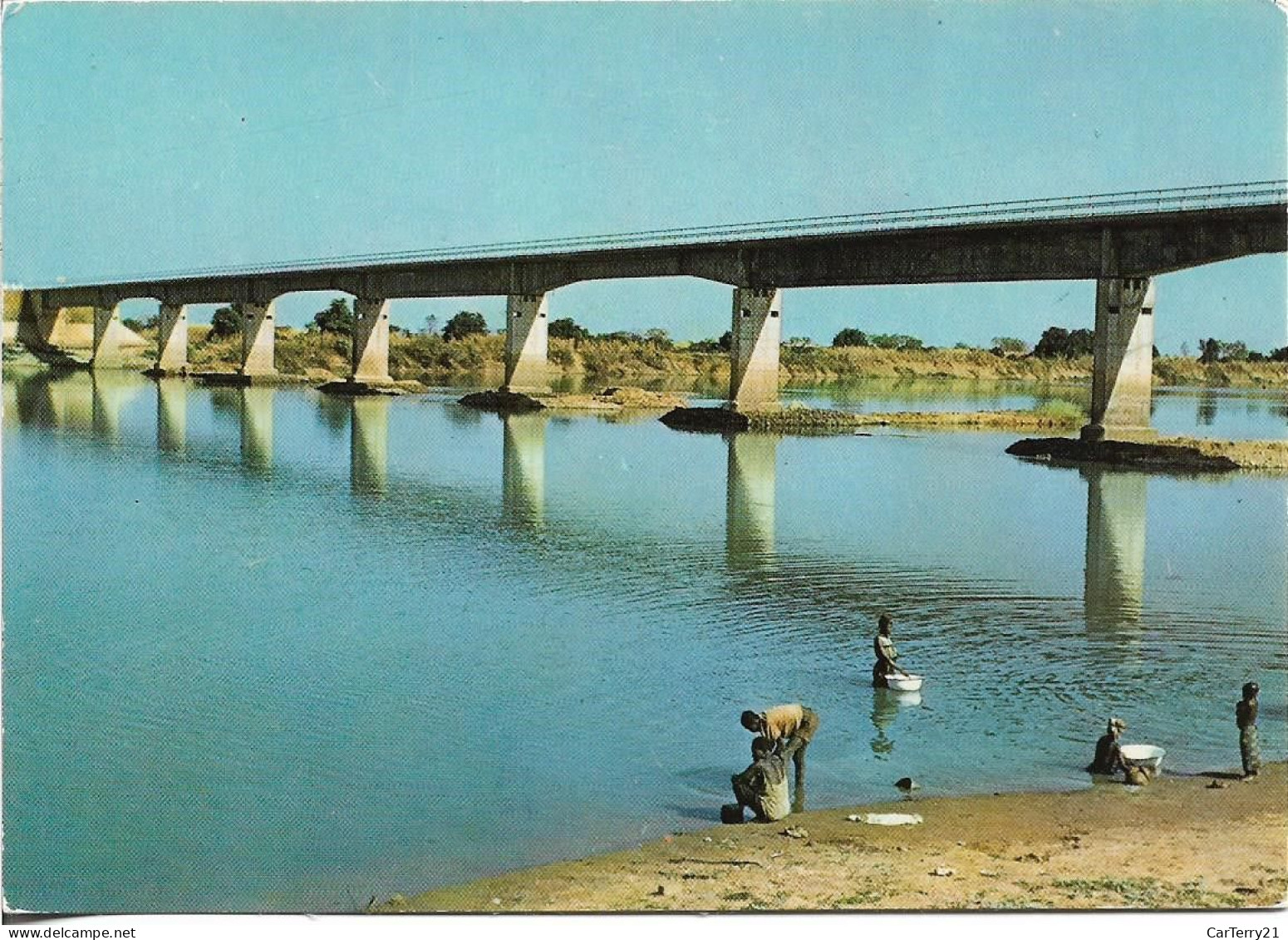 CPM. TCHAD. PONT DE MANDA SUR LE BAHR SARA. - Chad