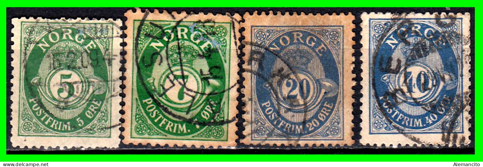 NORUEGA - NORWEY ( EUROPA ) SELLOS DE DIFERENTES AÑOS Y VALORES - Used Stamps