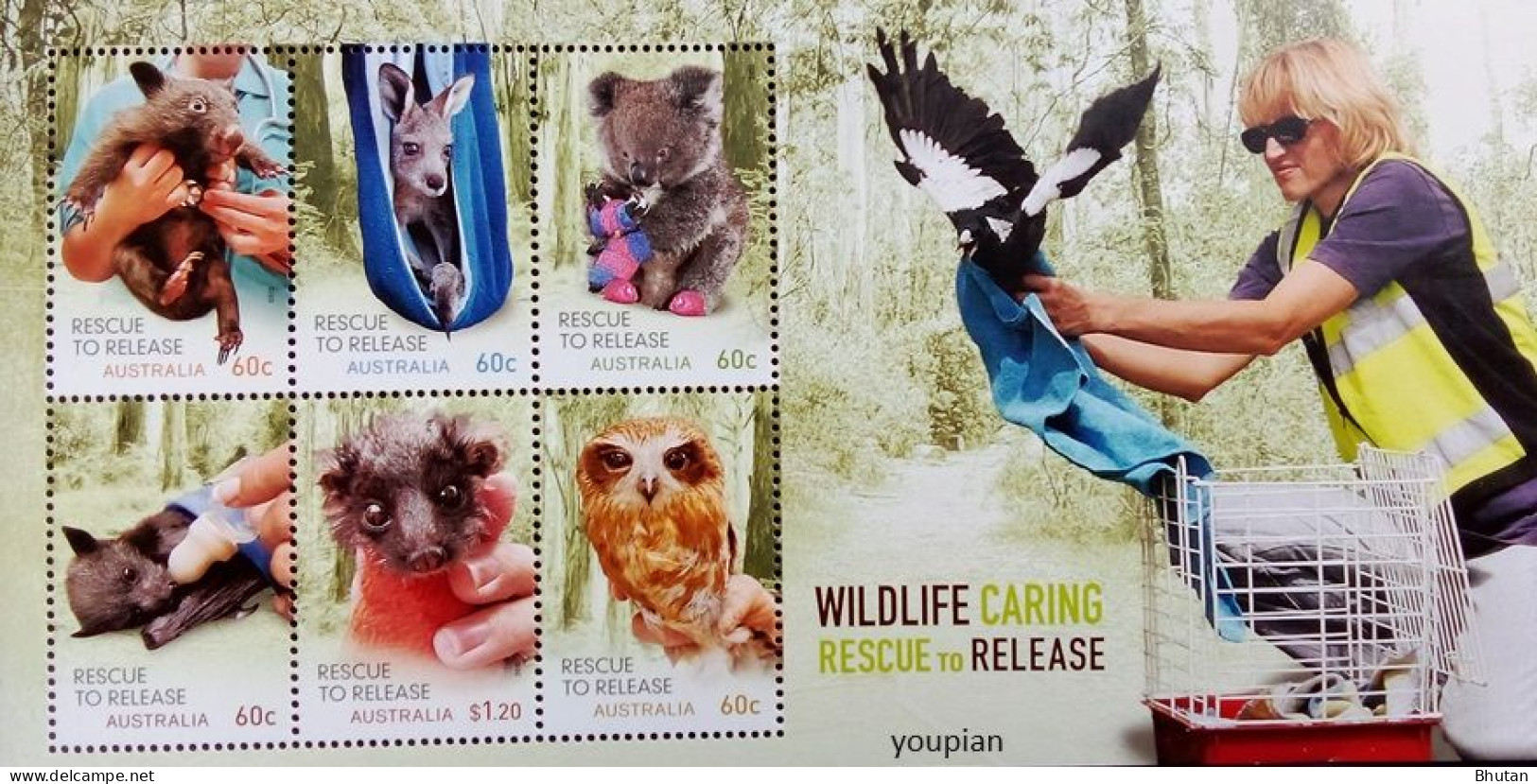 Australia 2010, Rescue To Release, MNH S/S - Nuovi