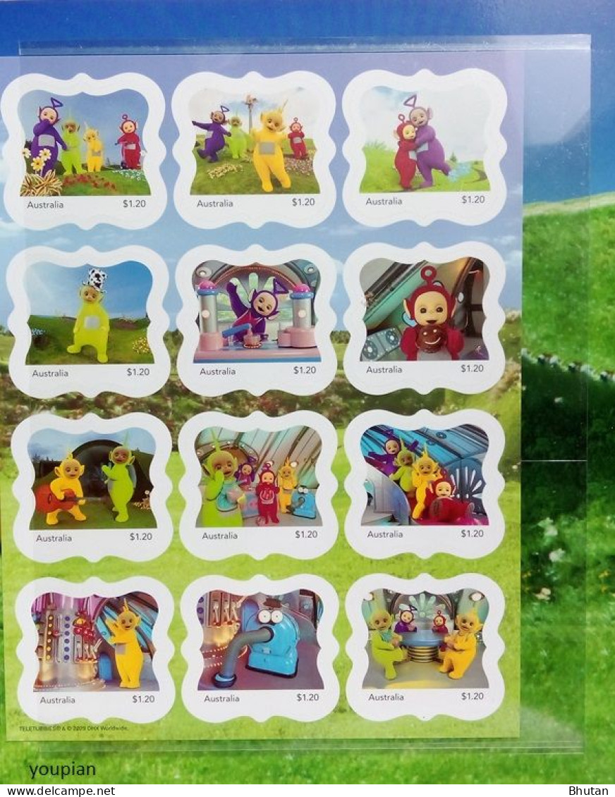 Australia 2024,  TELETUBBIES, MNH Unusual S/S - Booklet - Unused Stamps