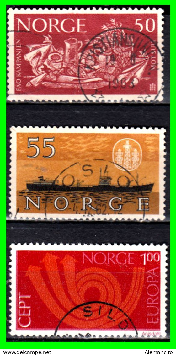 NORUEGA - NORWEY ( EUROPA ) SELLOS DE DIFERENTES AÑOS Y VALORES - Used Stamps