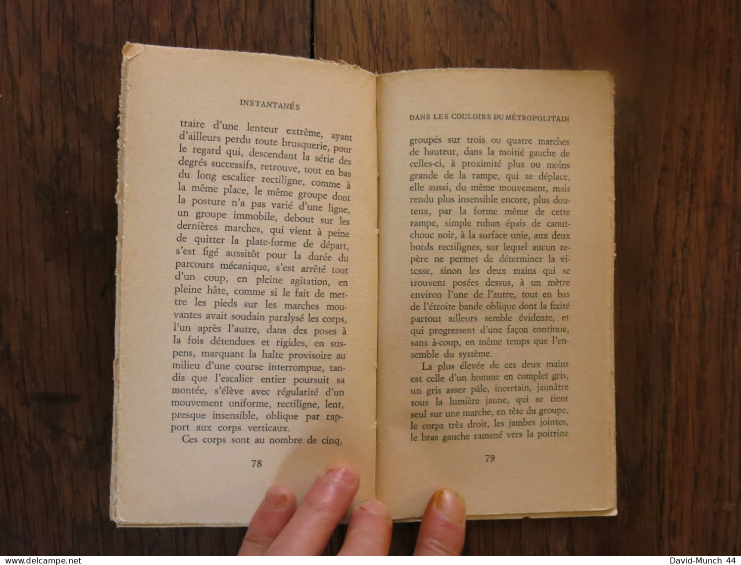 Instantanés de Alain Robbe-Grillet. Les éditions de Minuit. 1962