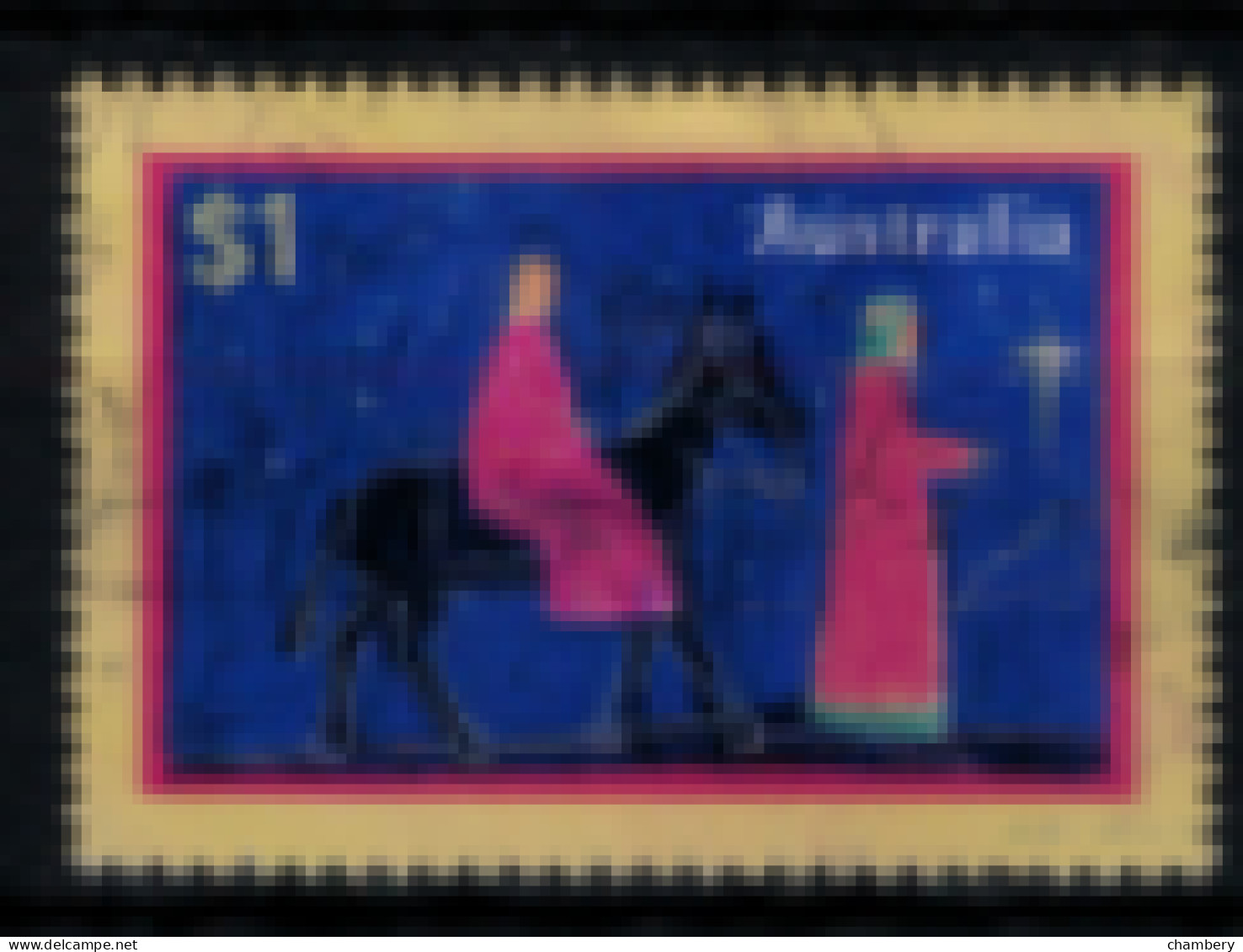 Australie - "Noël : Marie Et Joseph Sur Le Chemin De Bethléem" - Oblitéré N° 1721 De 1998 - Gebraucht