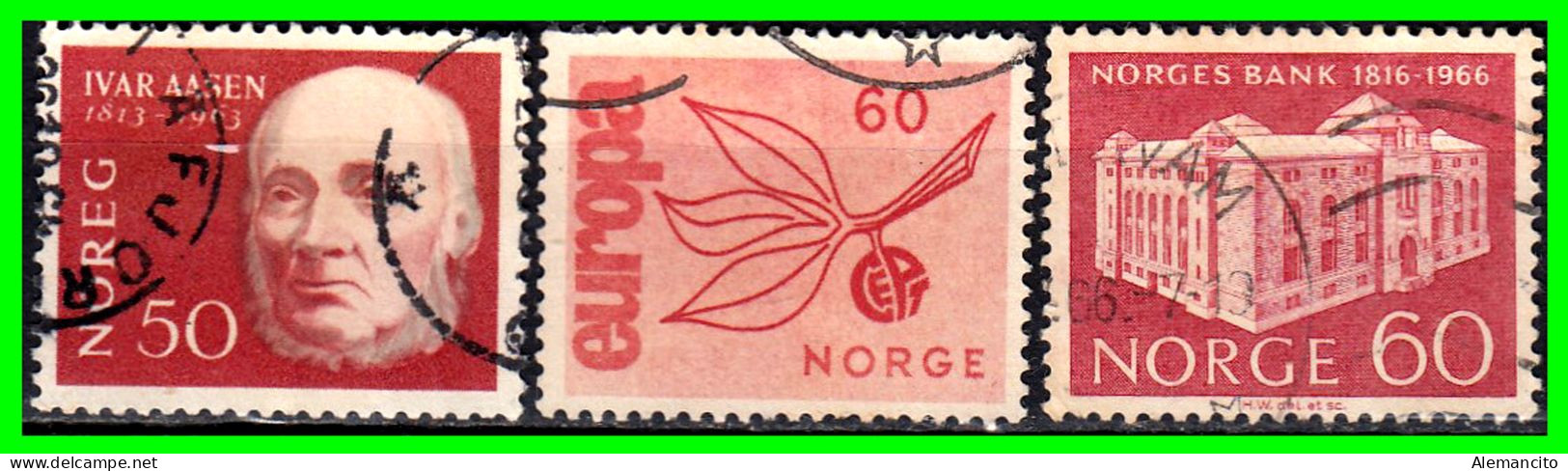 NORUEGA - NORWEY ( EUROPA ) SELLOS DE DIFERENTES AÑOS Y VALORES - Oblitérés