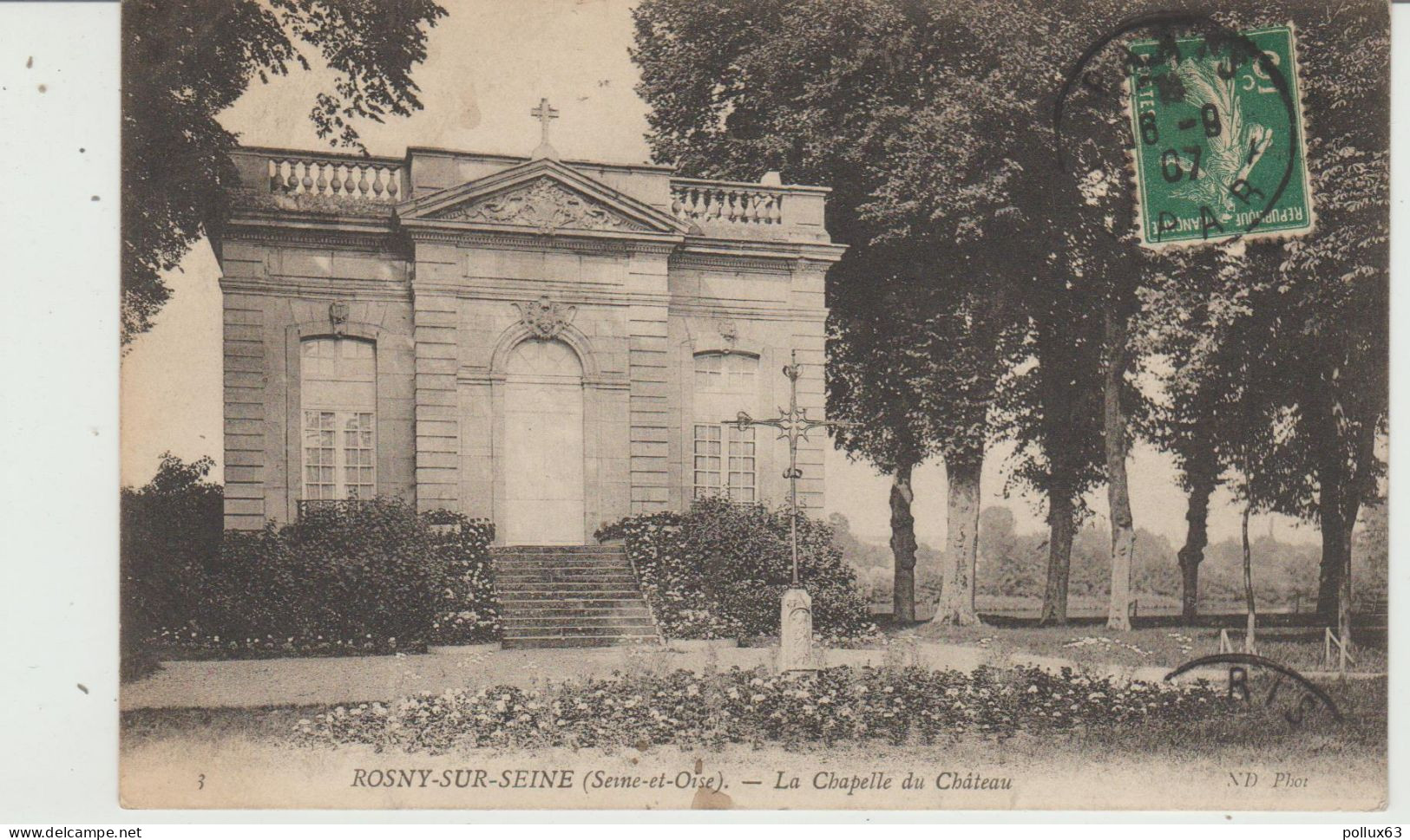 CPA ROSNY-SUR-SEINE (78) LA CHAPELLE DU CHÂTEAU - Rosny Sur Seine