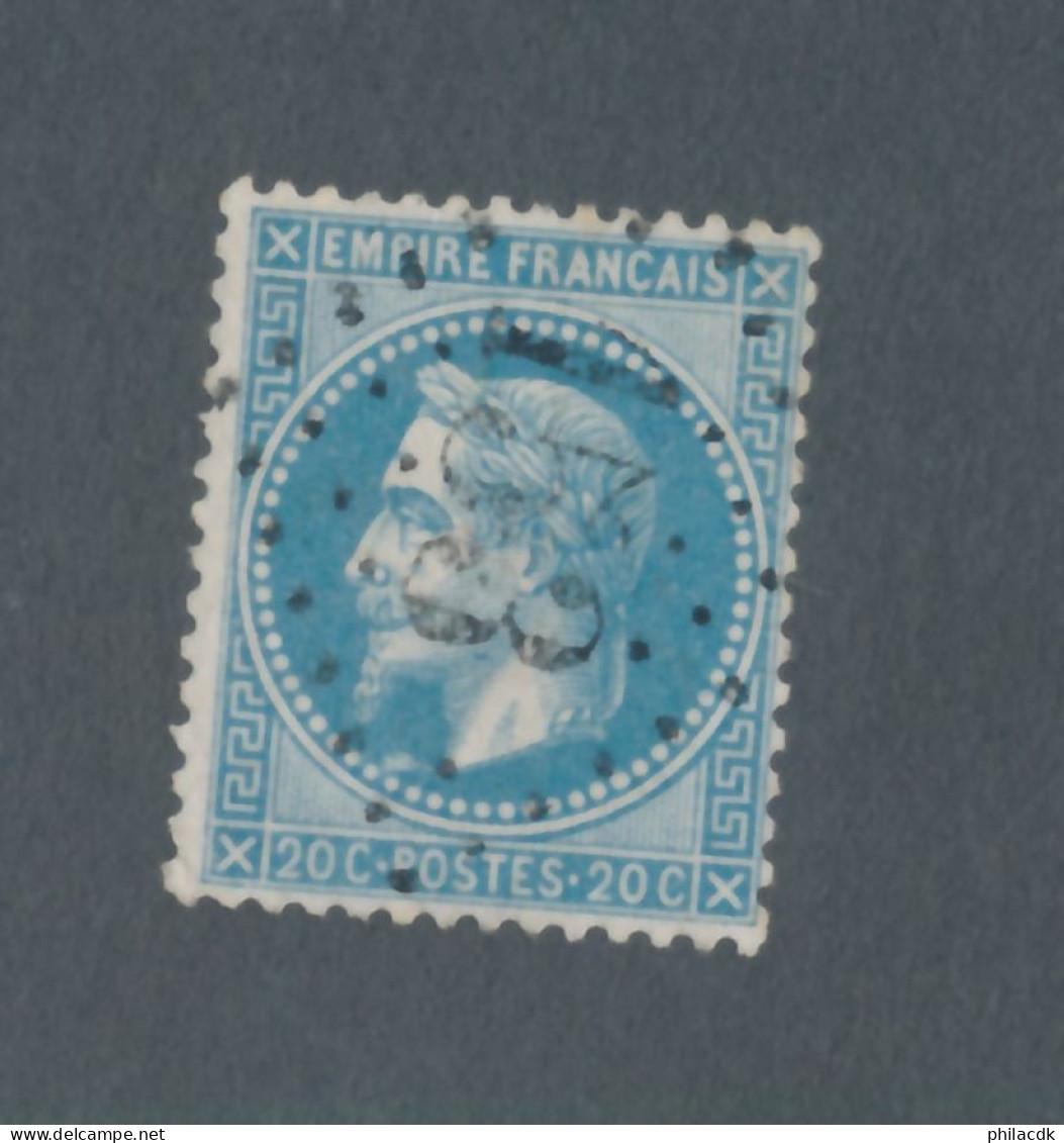 FRANCE - N° 29B OBLITERE AVEC GC 153 ARGENTAN - 1868 - 1863-1870 Napoléon III Lauré