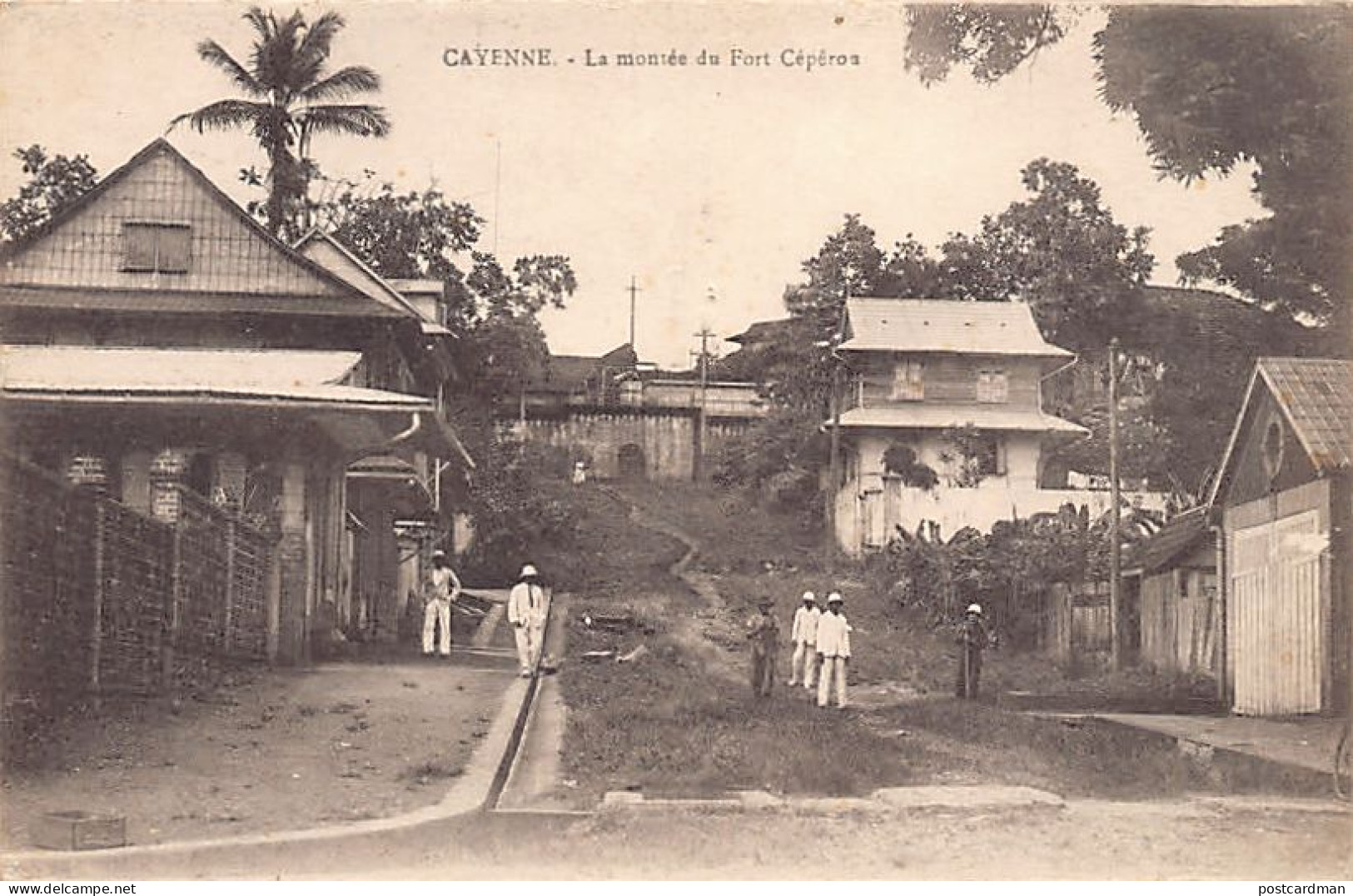 Guyane - CAYENNE - La Montée Du Fort Cépérou - Ed. Bruère-Dawson - Other & Unclassified