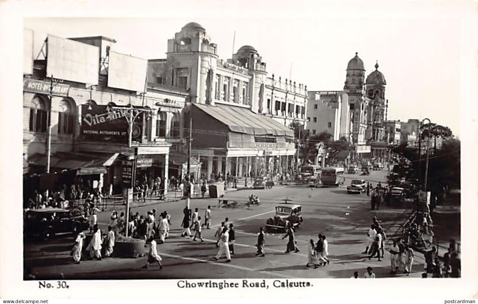 India - KOLKATA Calcutta - Chowringhee Road - REAL PHOTO - Inde