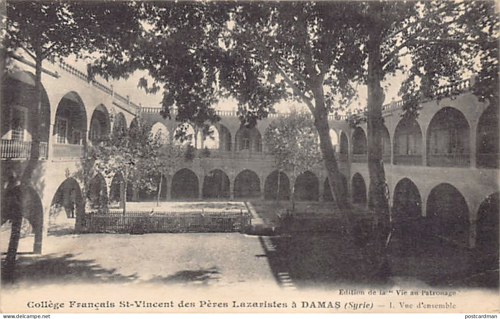 Syria - DAMASCUS - French College Saint-Vincent Des Pères Lazaristes - General View - Publ. Vue Au Patronage 1 - Syrien