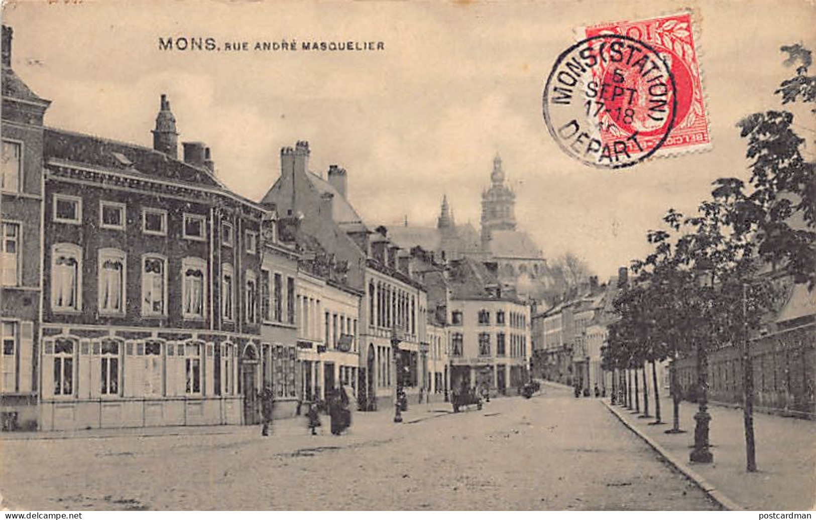Belgique - MONS (Hainaut) Rue André Masquelier - Mons