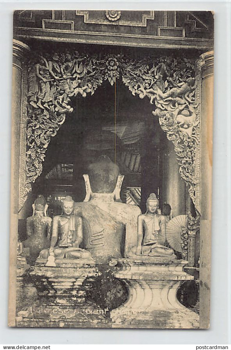 MYANMAR Burma - Ancient Chinese Shrine - Buddha Statues - Publ. P. Klier 533 - Myanmar (Burma)