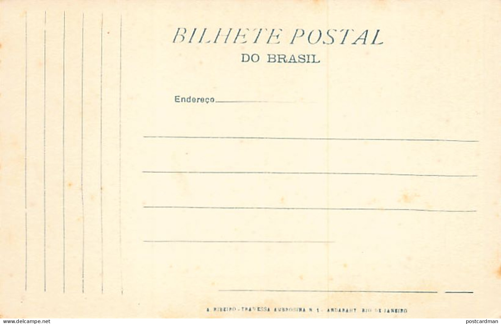 BRASIL Brazil - Marinha Brazileira - Riachuelo - Ed. A. Ribeiro V - Autres & Non Classés