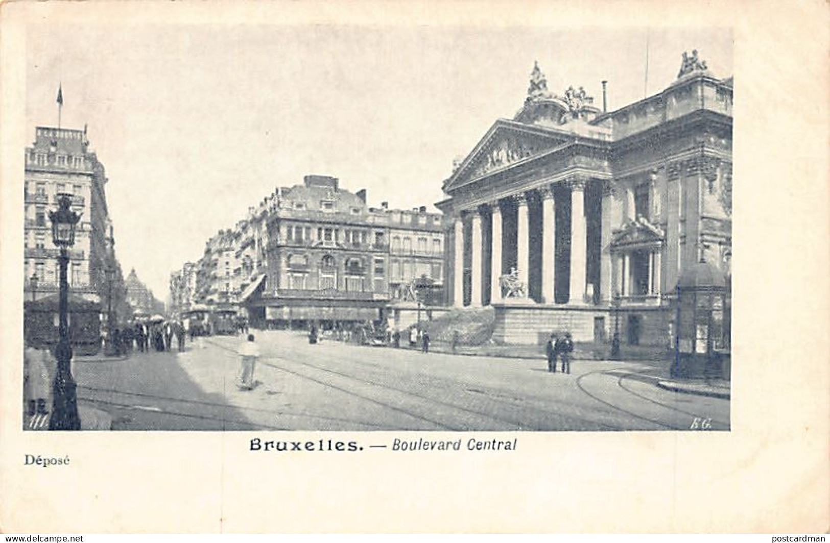 BRUXELLES - Boulevard Central - Ed. E G 111 - Lanen, Boulevards