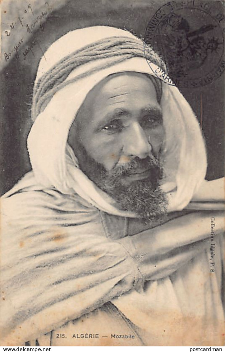 Algérie - Mozabite - Ed. Collection Idéale P.S. 215 - Hommes