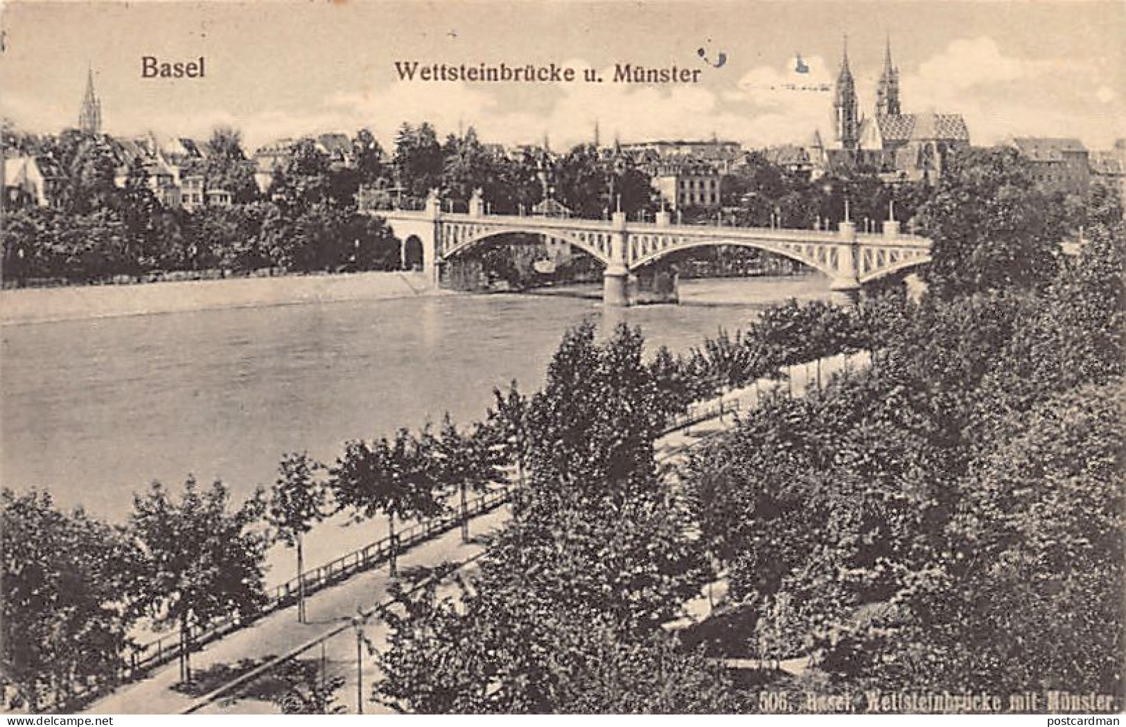 BASEL - Wettsteinbrücke U. Münster - Verlag Unbekannt  - Basel