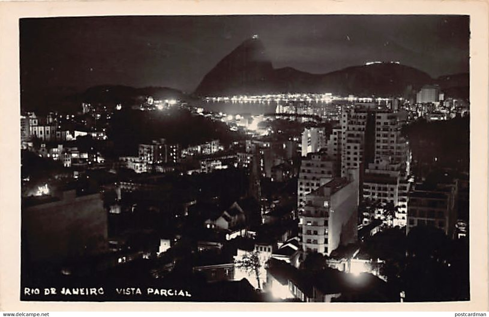 BRASIL Brazil - RIO DE JANEIRO - Vista Parcial Noturno - Ed. Desconhecido  - Rio De Janeiro
