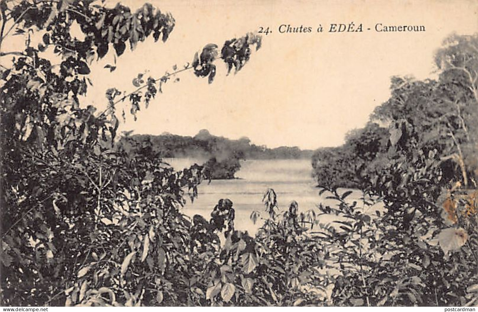 CAMEROUN - Chutes à Édéa - Ed. Favrat - I.P.M. 24 - Kameroen