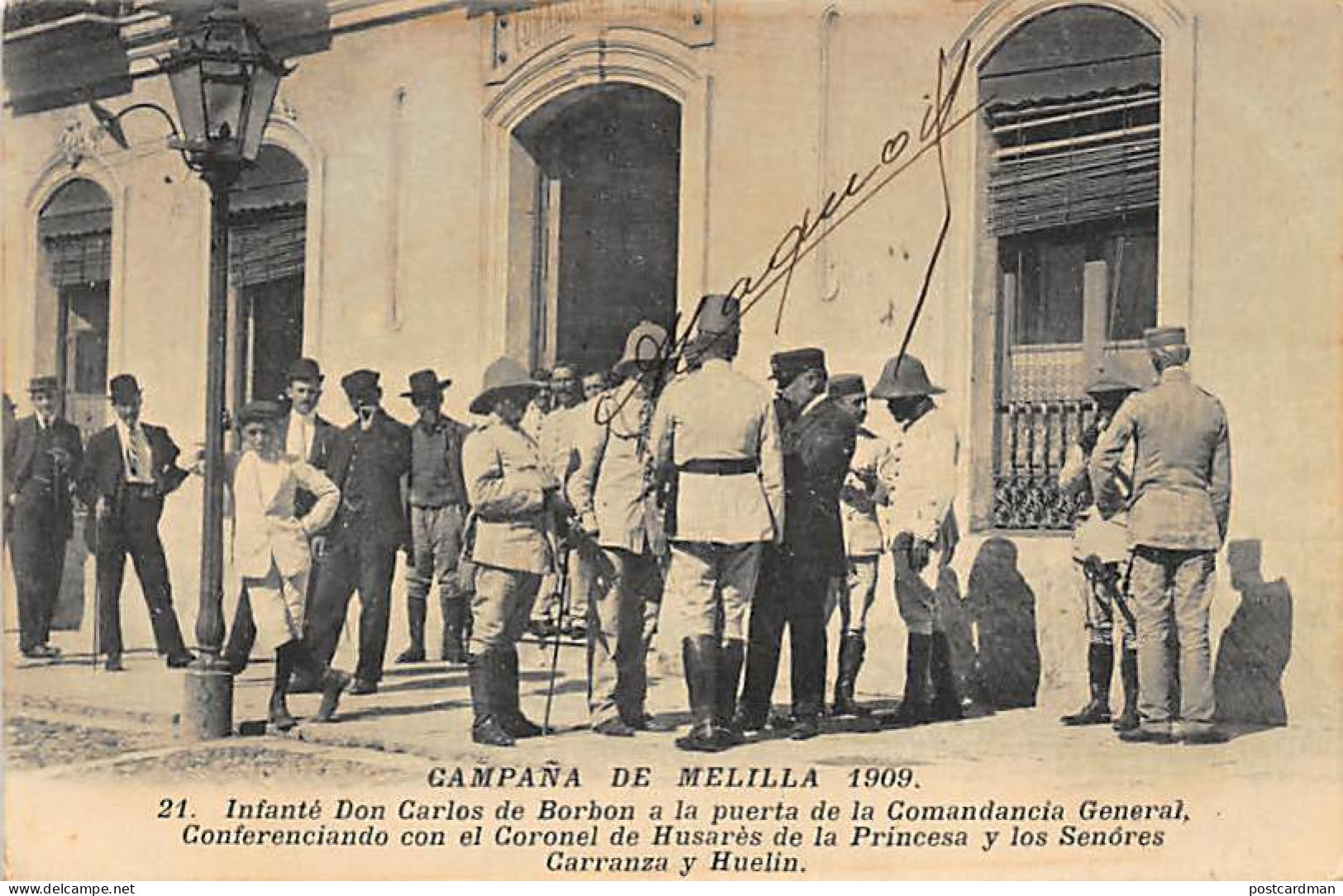 CAMPANA DE MELILLA 1909 - Infanté Don Carlos De Borbon - Ed. Boumendil 21. - Melilla