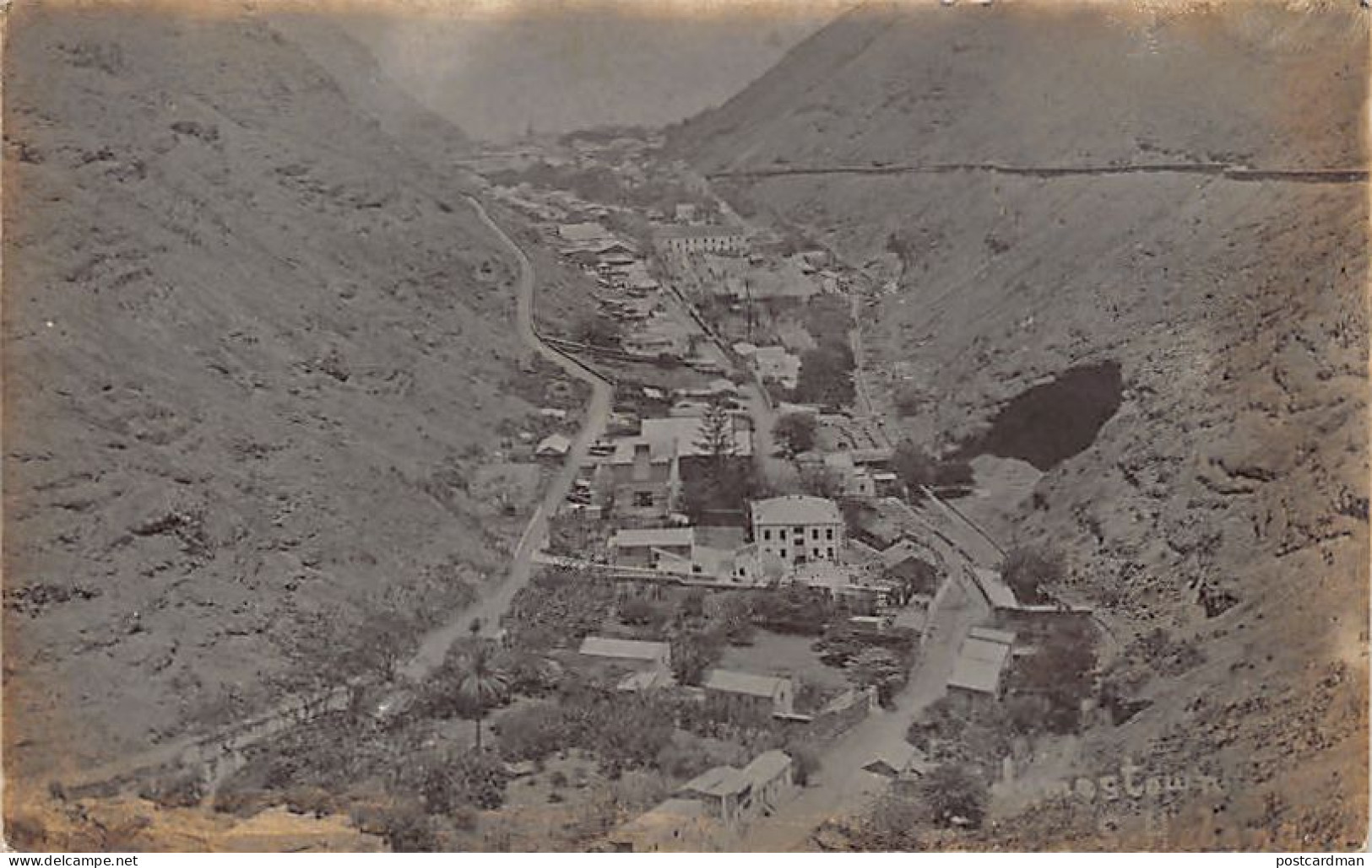 St. Helena - JAMESTOWN - Bird's Eye View - REAL PHOTO - Publ. Unknown  - Saint Helena Island