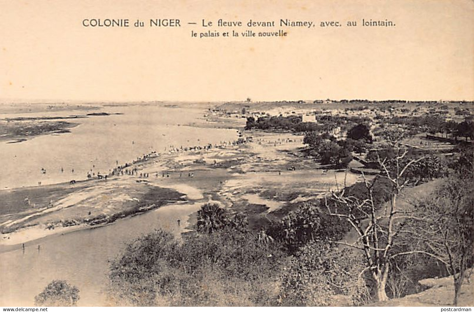 Niger - NIAMEY - Le Fleuve Avec Au Lointain Le Palais Et La Ville Nouvelle - Ed. Labitte  - Niger