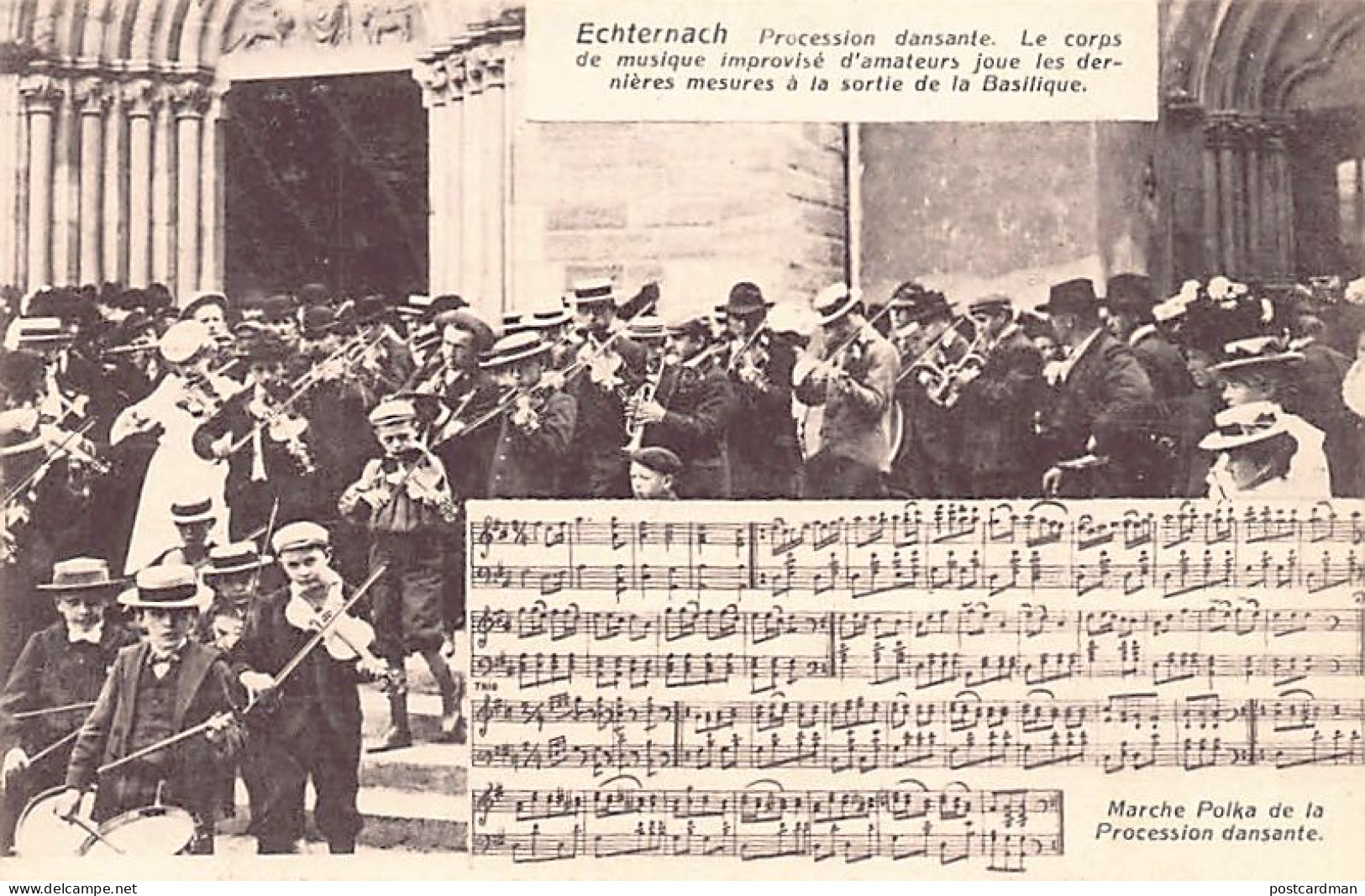 Luxembourg - ECHTERNACH - Procession Dansante - Marche Polka - Ed. J. M. Bellwald 659 - Echternach