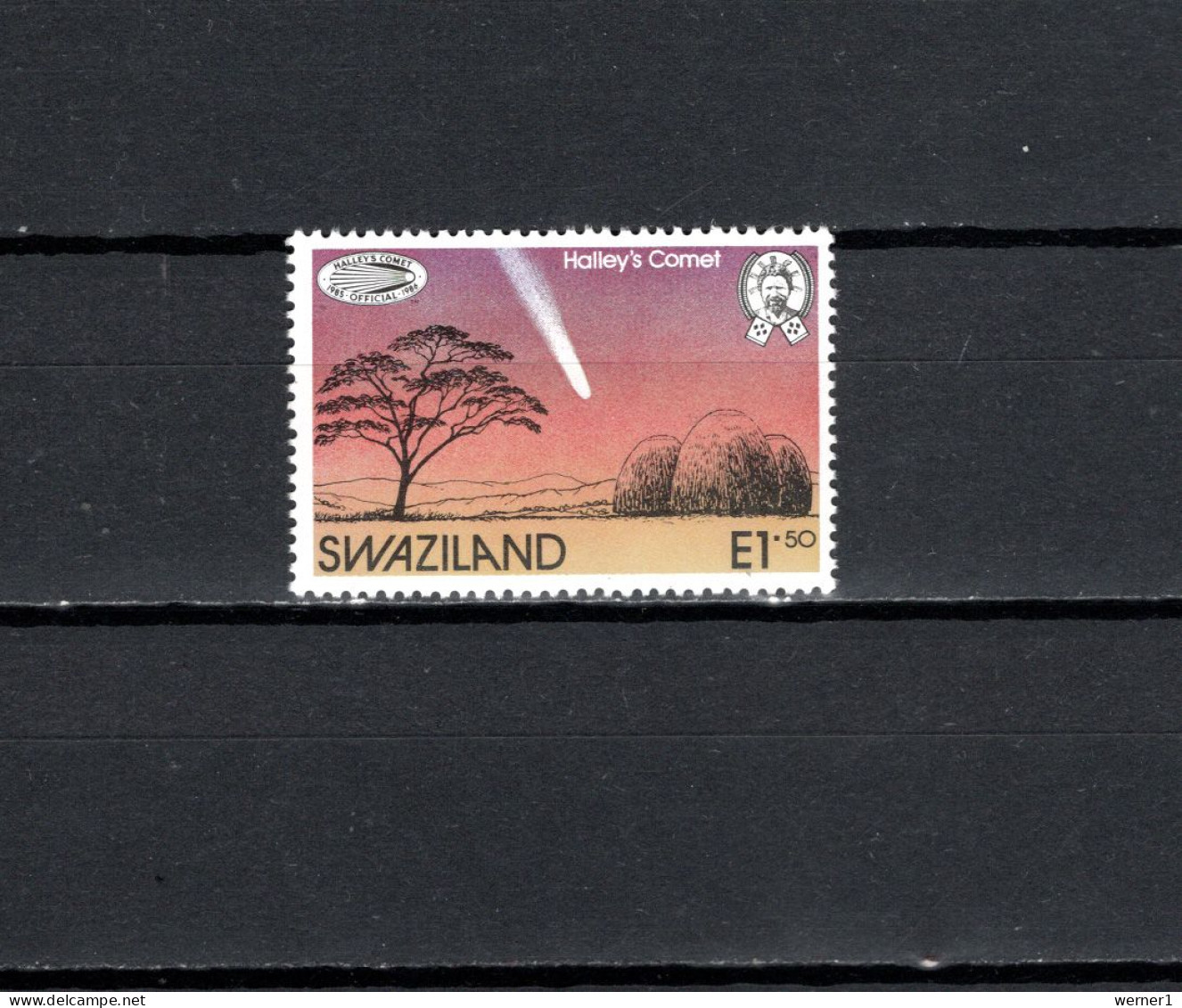 Swaziland 1986 Space, Halley's Comet Stamp MNH - Africa