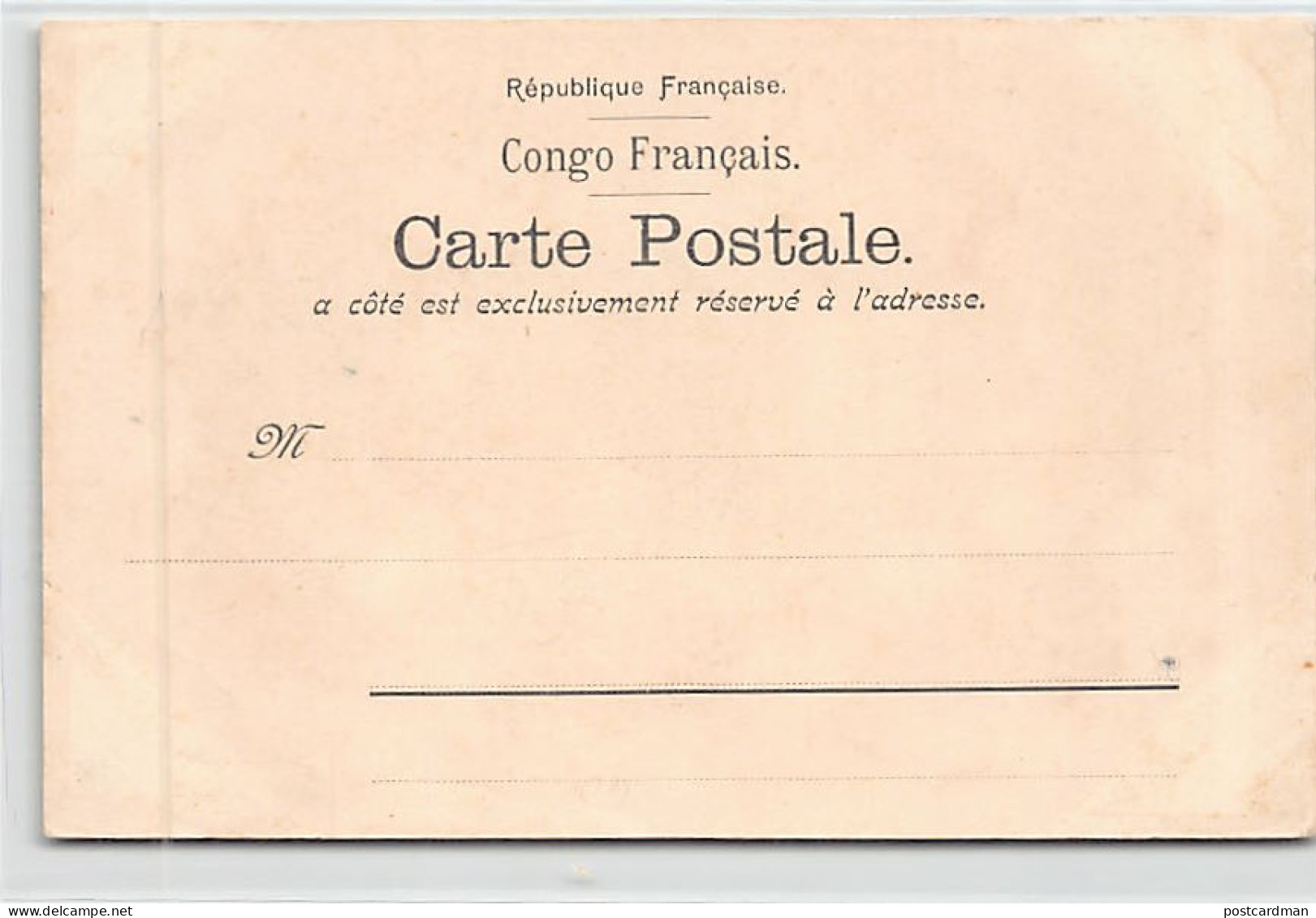 Gabon - Carte Précurseur - Hôtel Du Lieutenant-Gouverneur à Libreville - Femmes Gabonaises - NU ETHNIQUE - Ed. Inconnu  - Gabun