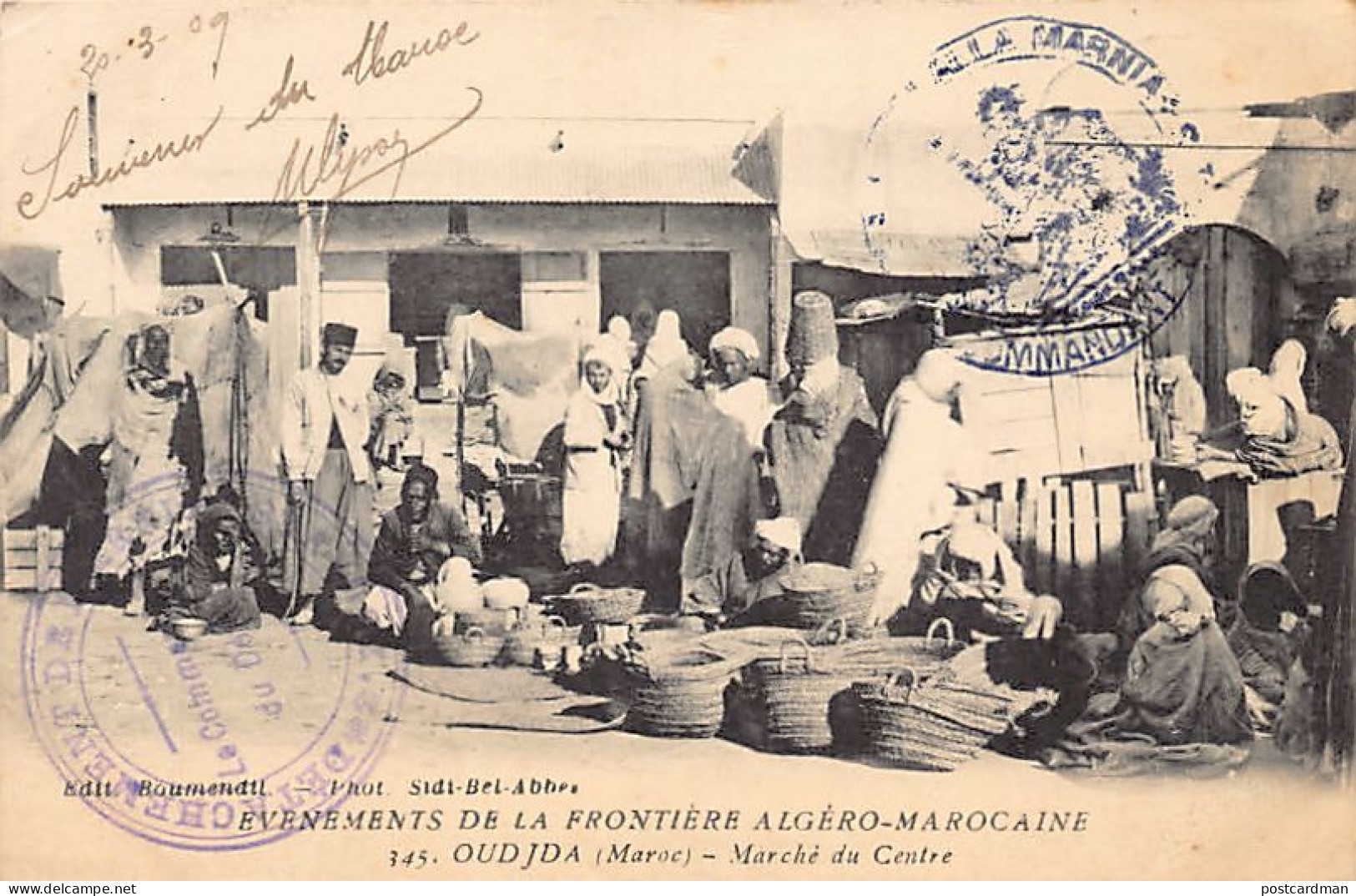 Maroc - OUJDA - Marché Du Centre - Ed. Boumendil 345 - Other & Unclassified