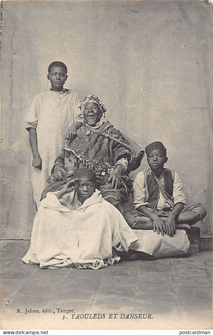 Maroc - TANGER - Yaouleds Et Danseur - Ed. A. Jahan  - Tanger