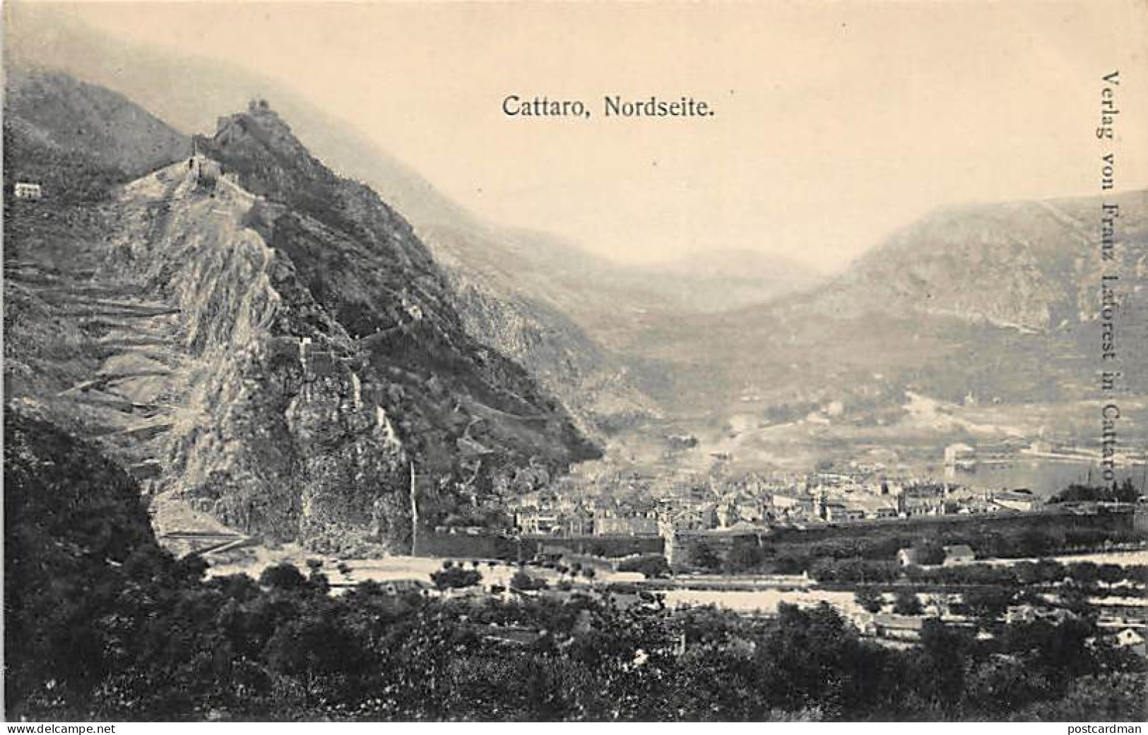 MONTENEGRO - Kotor (Cattaro) - View From The North. - Montenegro