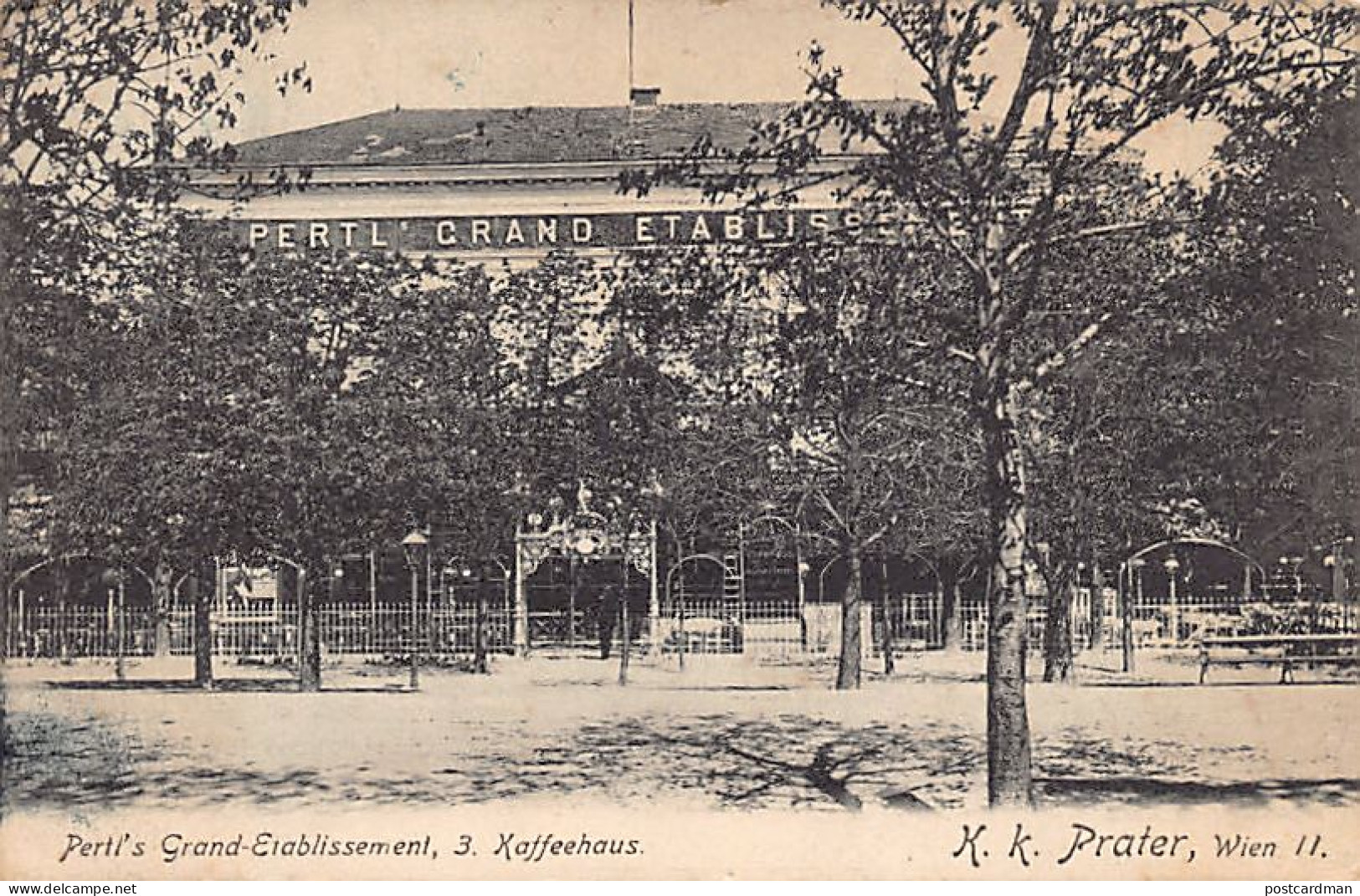 Österreich - Wien - Pertl's Grand-Etablissement Kaffeehaus - Verlag P. Ledermann 6419 - Wien Mitte